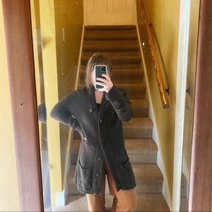 eddie bauer brown cardigan